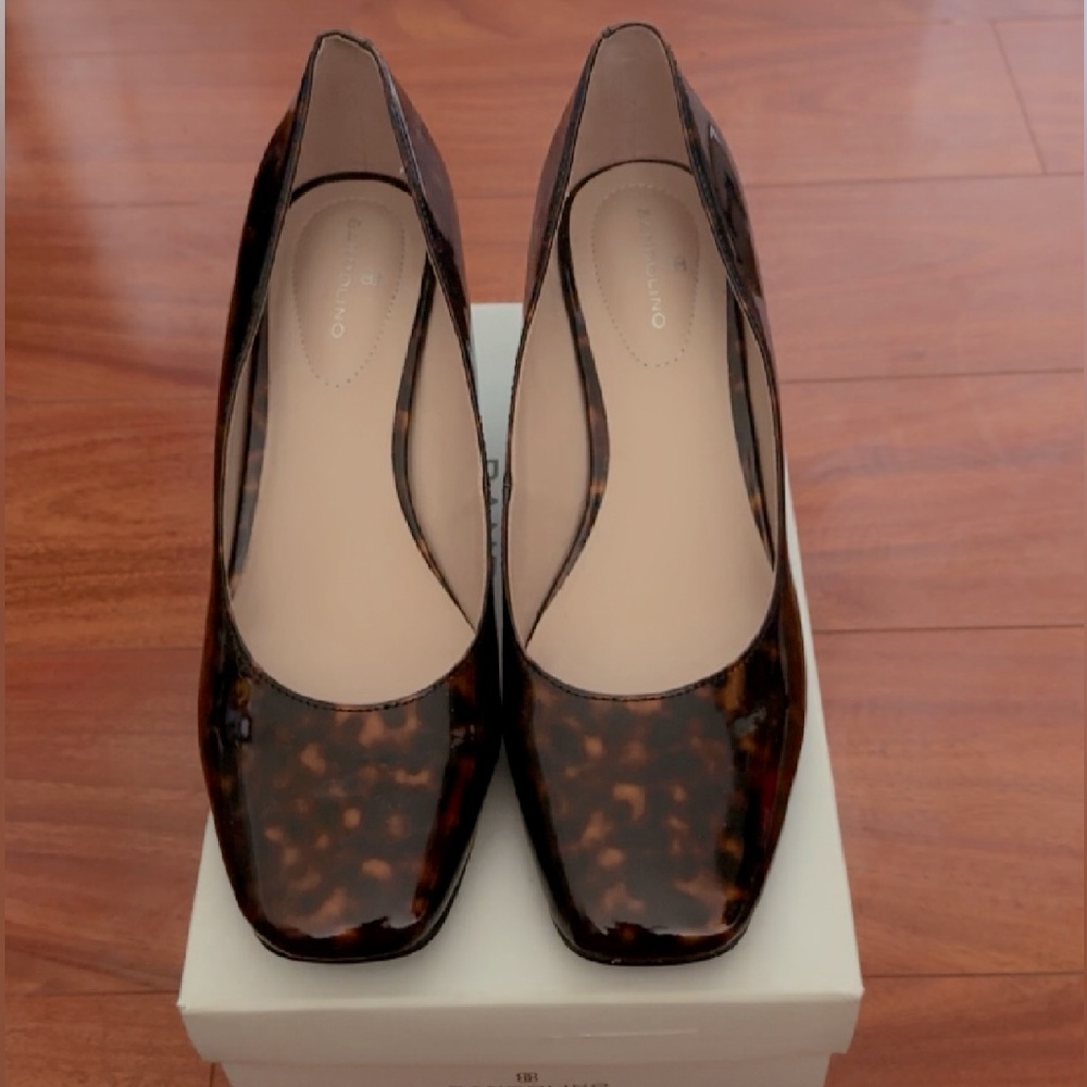 Bandolino Tortoise Pump Shoes Medium Brown LL US 10M